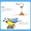 Singing Bird Cage Toy Decor Simulation Plastic Small Toys Hanging For Kids Voice-activated Funny 3