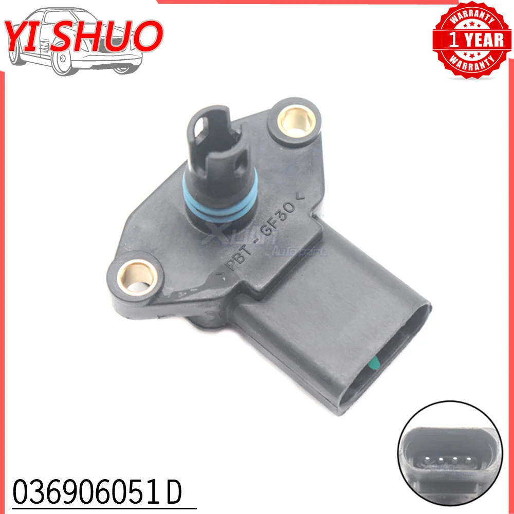 

Датчик давления впускного коллектора для SKODA FABIA FELICIA OCTAVIA Volkswagen BORA CADDY GOLF, LUPO POLO VENTO 036906051D 03D906051