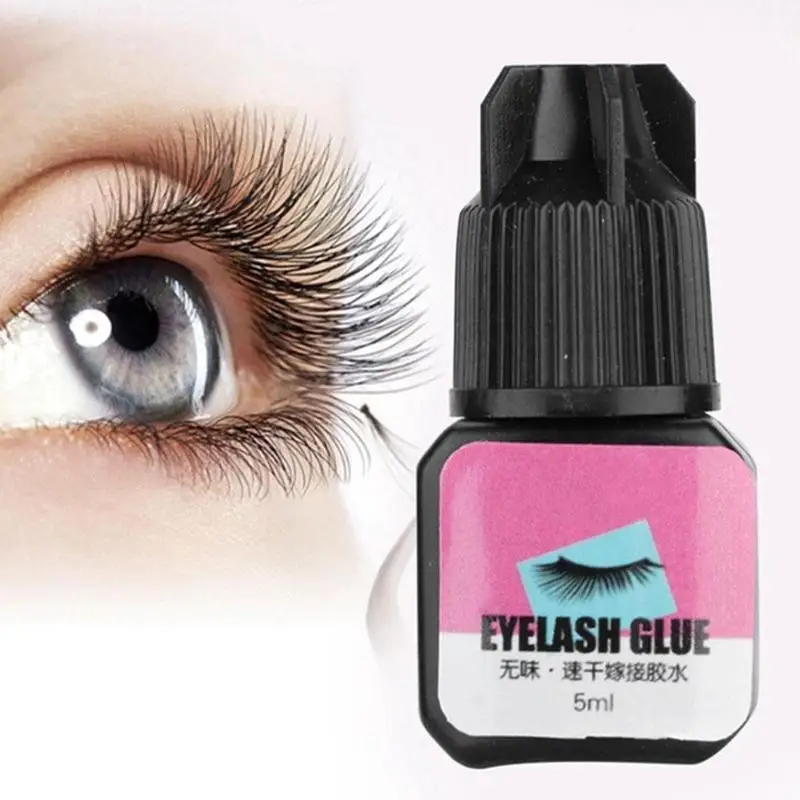 

Waterproof Eyelashes Extension Glue Long Lasting Grafting Lashes Glue Quick Drying Adhesive Black Glue No Irritant Makeup Tools