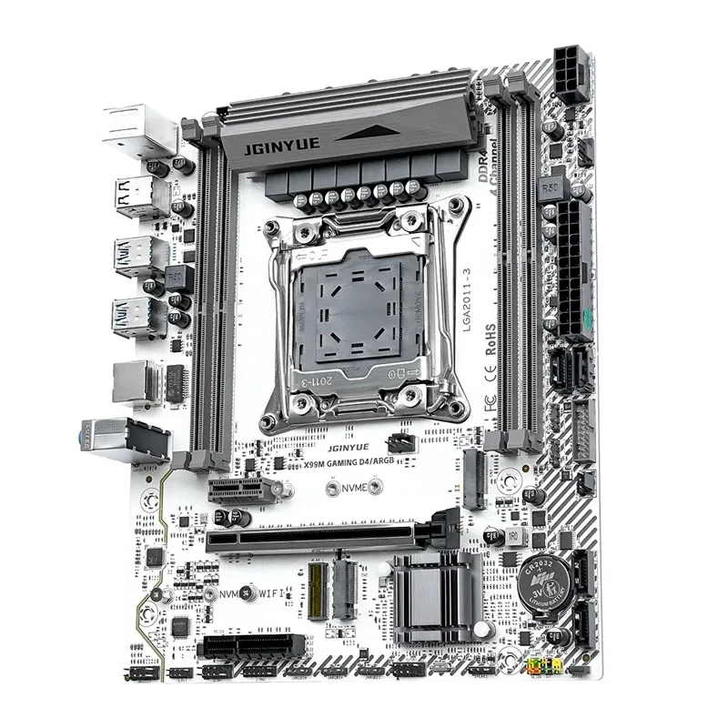 X99 GAMING D4 메인보드 LGA 2011-3 콤보 키트 Xeon E5 2683 V4 CPU 2*32GB=64GB DDR4 2133MHZ RAM 메모리 placa mae x99 세트 키트