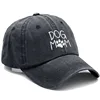 Washed Cotton Baseball Cap for Men & Women Unisex DOG MOM Embroidery  Sun Protection Hat Outdoor Sports Wholesale & Dropshipping 4