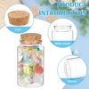 100ml Mini Glass Bottles with Cork Stoppers, Wish Message Bottles for Wedding Party Supplies, DIY Craft, Baby Shower Favors 4
