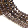 100% Natural AAA Smoky Quartz Transparent Round Stone Beads for Jewelry Making DIY Bracelet Necklace Accessories 6/8/10MM 15'' 1