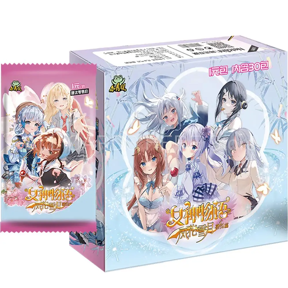 4 Boxes Goddess Story Collection PR Card Anime Games Girl Party