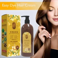 Shampoing de teinture capillaire naturelle longue durée, teinture de parfum Floral à dose unique végétale pour couverture de cheveux gris pour femmes et hommes 1