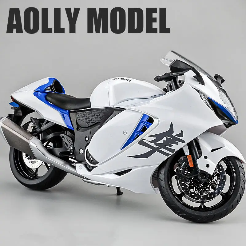 1:9 スズキ隼 GSX-1300R 合金レーシングバイクモデルダイキャスト