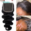 Phashion Full Long Real HD 5x5 Lace Closue 30 28 inch Skinlike Swiss Frontal Only Kinky Curl Straight Loose Deep Wave Human Hair 3
