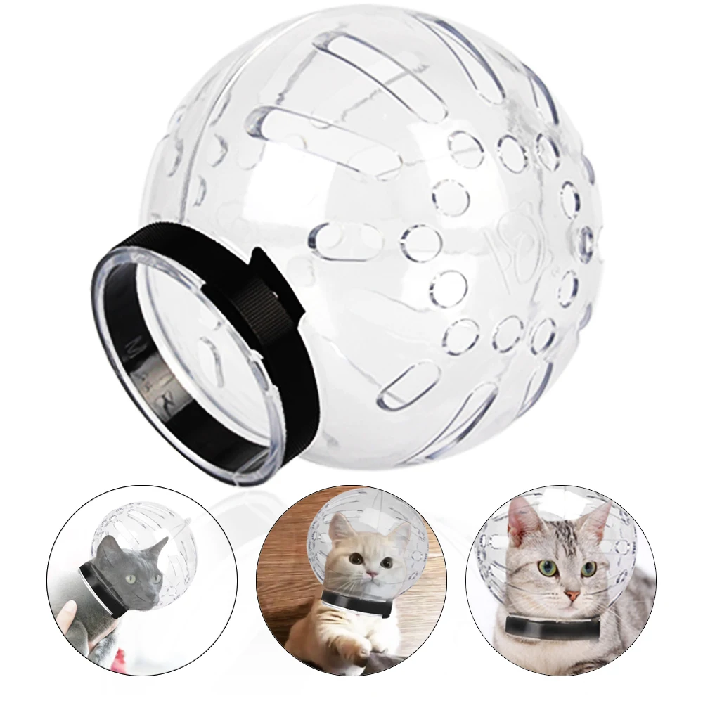 

Cat Muzzle Anti-Bite Breathable Protective Space Hood Anti-Licking Grooming Mask Cats Bathing Grooming Bag Small Pets Supplies