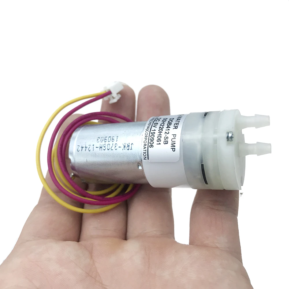 Micro 370 wasserpumpe dc12v membran pumpe geräuscharme selbst ansaugende  pumpe mit induktion durchfluss messer mini pumpe vakuum mini wasserpumpe -  AliExpress
