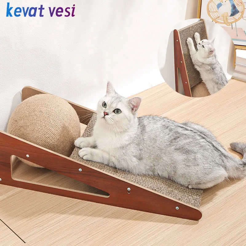 

Cat Scratching Toy Scratching Post for Cats Grinding Claw Sisal Rope Ball Pet Toys Detachable Cat Scraper Board Pet Supplies