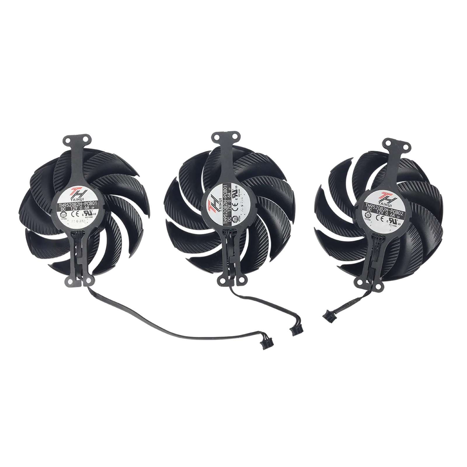para Palit Geforce Rtx 4080 4090 Gamerock Omniblack Placa Gráfica Substituição fã Rtx4080 Rtx4090 Ventilador de Refrigeração da Placa Gráfica - Imagem 6