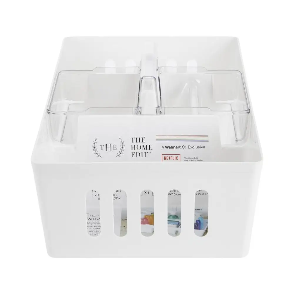Cleaning Essentials Organizer Jumbo Wipes Compatible Removable Inner Caddy Extra Large Size 6 Bottles Fit Storage Caddy Kit