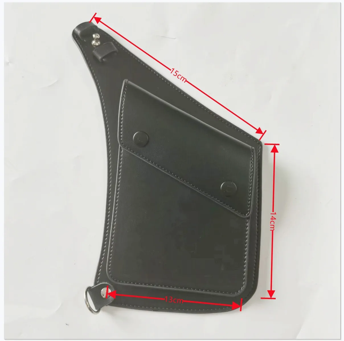 Tactical Bag Cowhide Jacket Western Cowboy Dress Up PU Outer Wear Small Bag Pocket Card Back