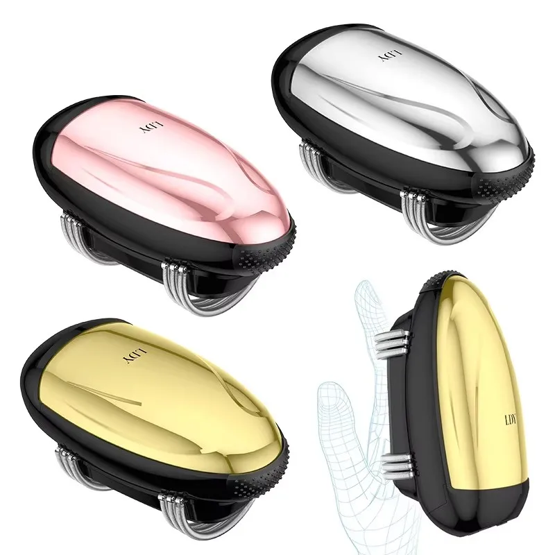 Professional Cordless Vibration Massager Barbers Salons USB Charging Body Neck Back Head Face Wireless Handheld Massage Machine