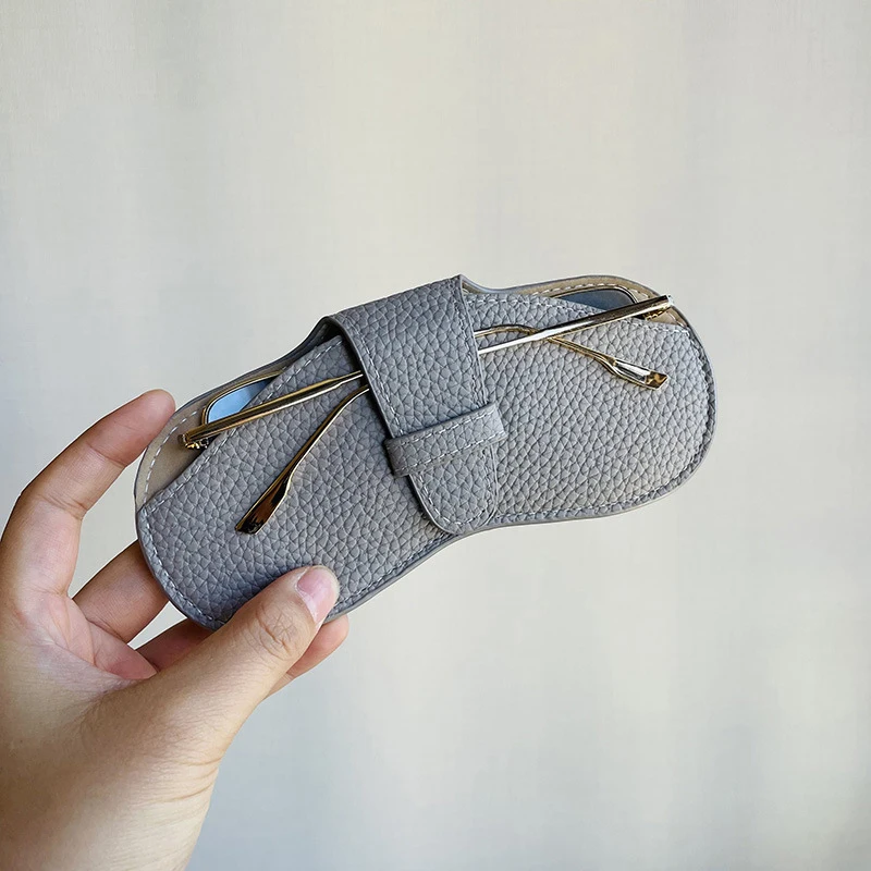 Women's Leather Soft Glasses Case - Fashionable Portable Sunglasses Pouch & Eyewear Protector