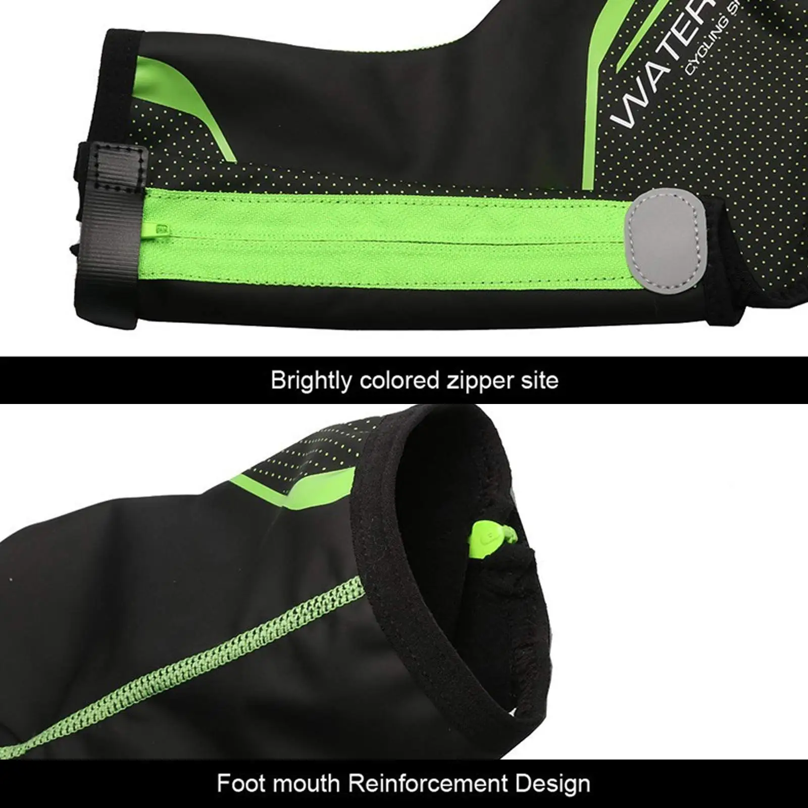 Cycling Overshoes MTB Mountain Bike Bicycle Warm Shoe Covers Waterproof Windproof Rain Snow Boot Protector Overshoes for Men Wom