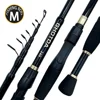1.6M-2.4M Telescopic Fishing Rods Spinning Baitcasting Carbon Pole Ultralight Weight Fishing Accessories Lure Weight 10-30g 1