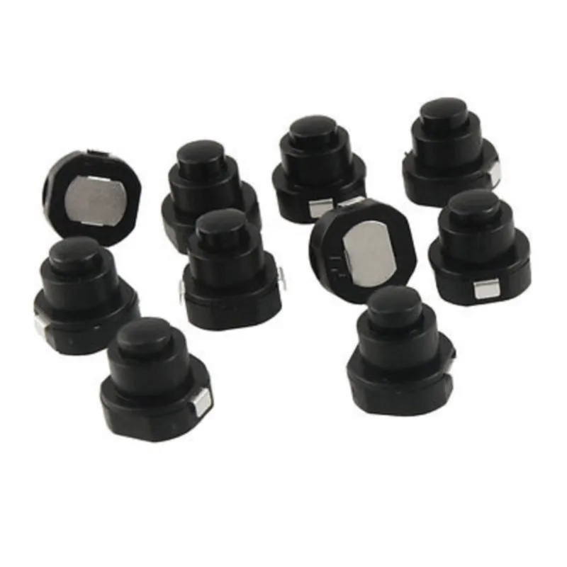 

10PCS DC 30V 1A Flashlight Latching Push Button Switch for Electric Torch