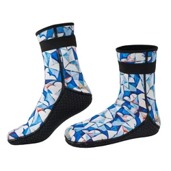 3mm Neoprene Non - Slip Water Sports Socks - Warm Beach and Swim Booties for Surf, Snorkeling, and Diving (Camouflage 1)