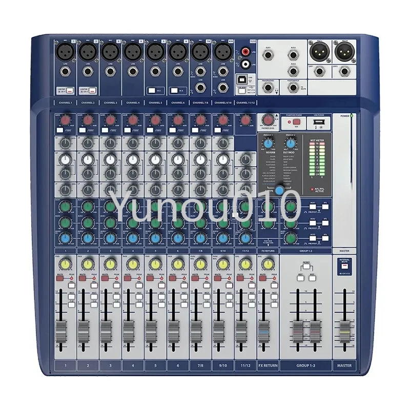 

Signature 12 Channel Soundcraft Audio Mixer for Stage Singing Performance 2 Orders