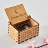 Wooden Hand Cranked Music Box, Moon River, La Vie En Rose, Twinkle Twinkle Little Star, Valentine's Day Gifts to Girlfriend 3