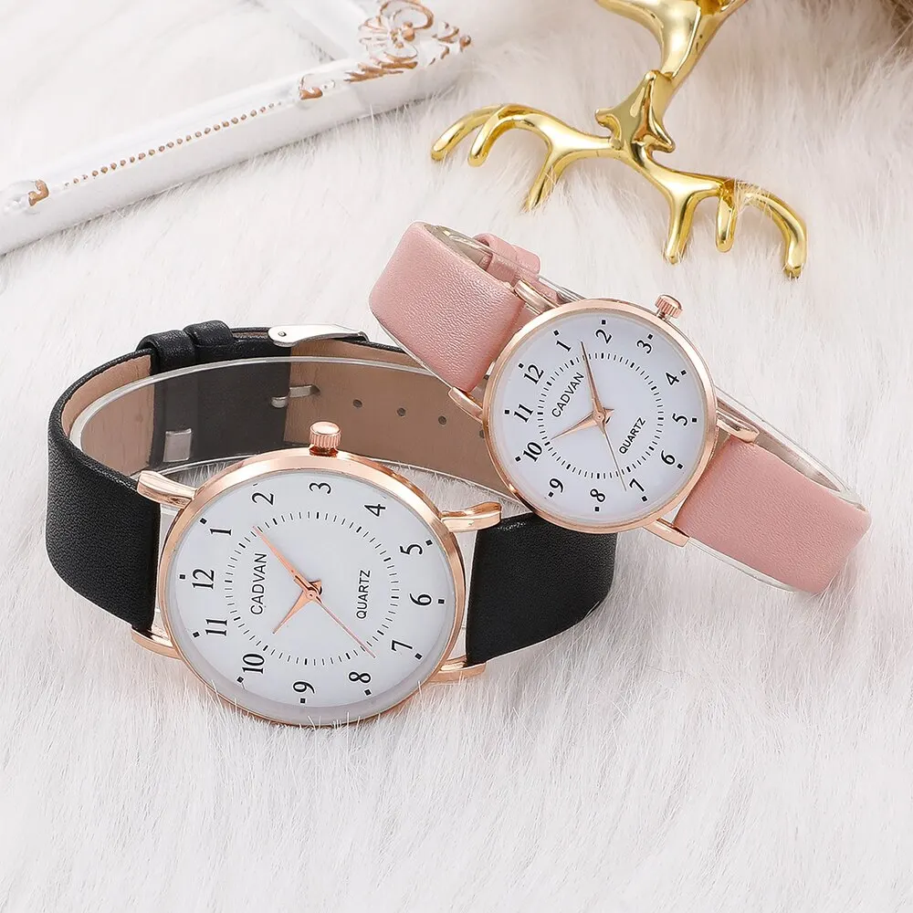 fashion couple watches 2pcs Watch For Women Men Waterproof Clock Male Calendar Quartz Wrist Watches Leather Ladies Man