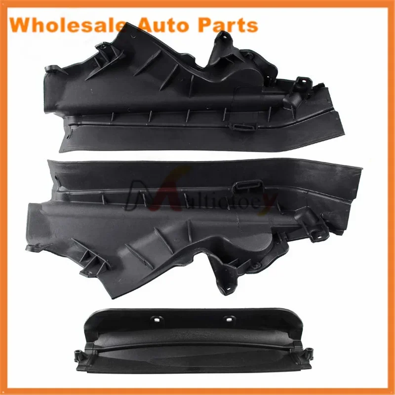 3Pcs/Set Car Engine Upper Compartment Partition Panel Set For BMW X5 X6 E70 E71 E72 51717169419 51717169420 51717169421