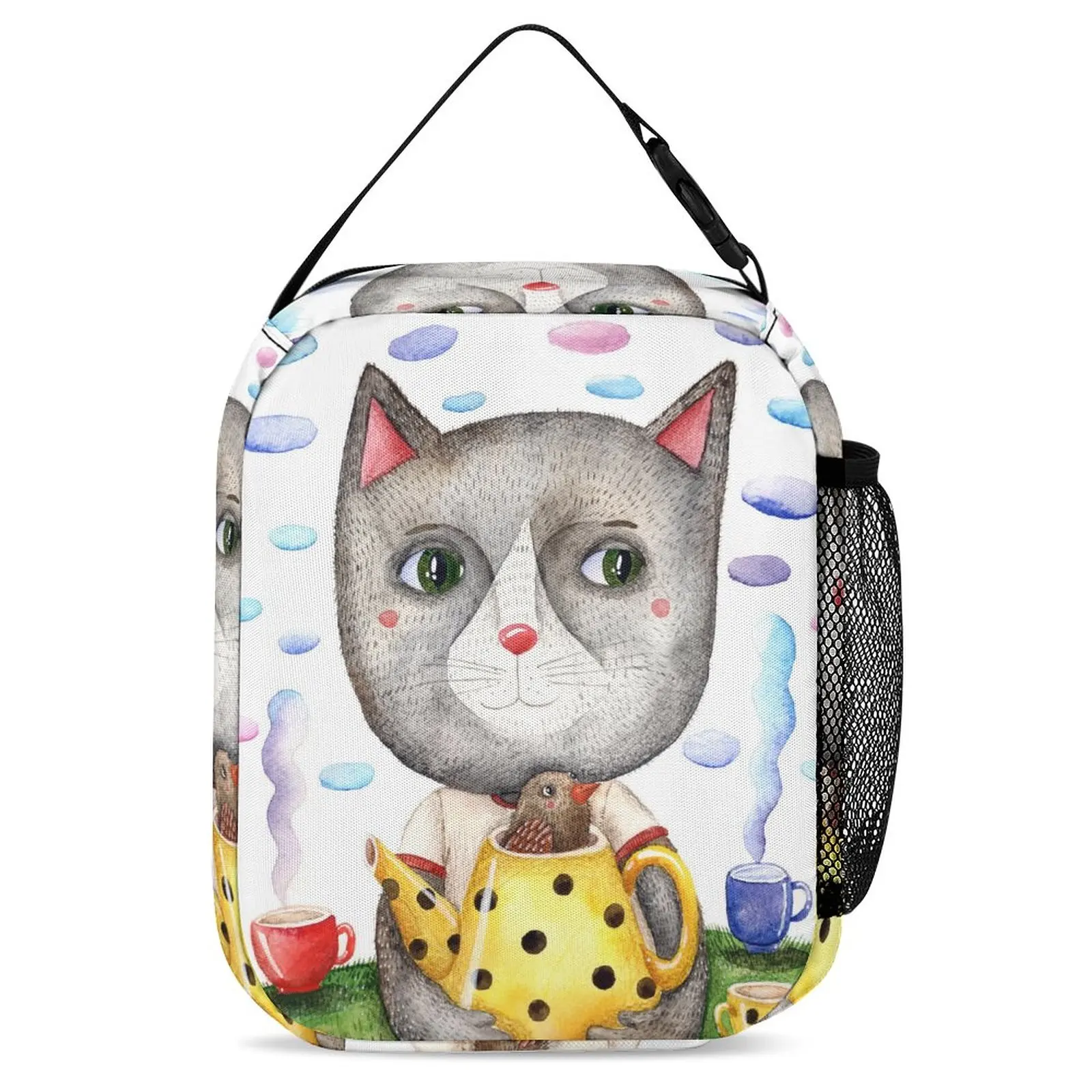 Artistic Student Schoolbag Lunch Bag Pencil Case Three-piece Set Cute Kindergarten School Bags for 2023 Mochila