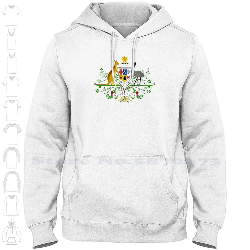 

Australian Government Logo Brand Logo 100% Cotton Sweatshirt Hoodie Top Quality Graphic Hoodies