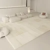 Wabi-sabi Style Carpets for Living Room White Bedroom Decor Plush Carpet Modern Thickened Minimalist Rug Fluffy Soft Bedside Mat 2