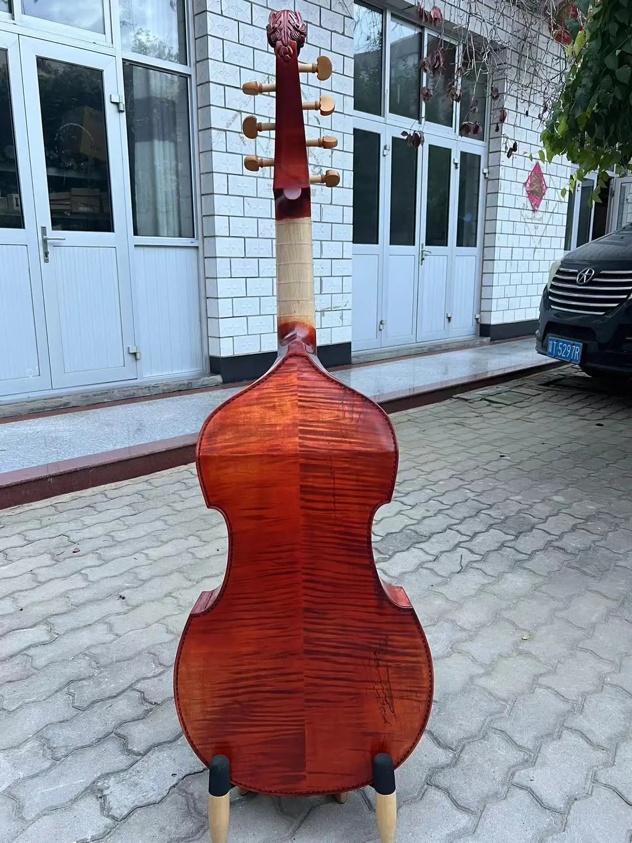 Baroque Style profession song Maestro 7 strings 29" viola da gamba,Professional concert play