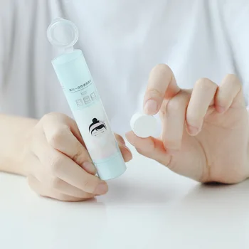 휴대용 일회용 압축 수건, 여행용 손 천, 얼굴 티슈, 종이 티슈, 야외 비즈니스 청소 수건, 상자당 10 개