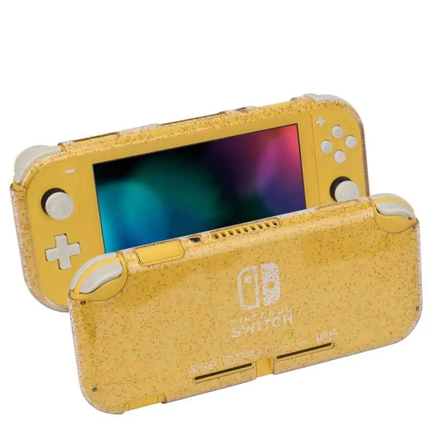 Glitter TPU Protective Cover for Handheld Game Console - Clear Shiny Protector Case