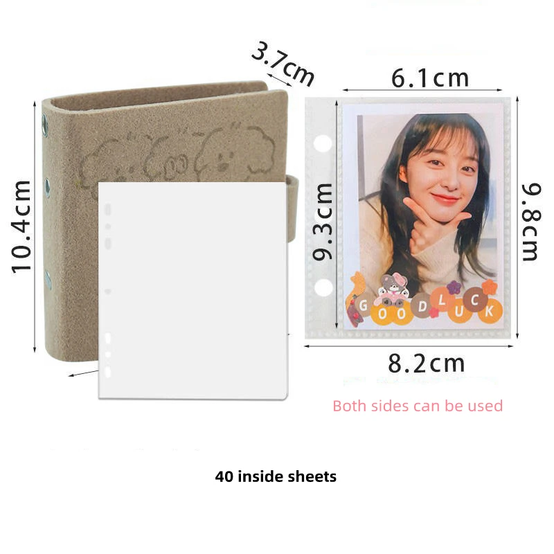 Single Compartment Card Book Postcard Storage Card Case