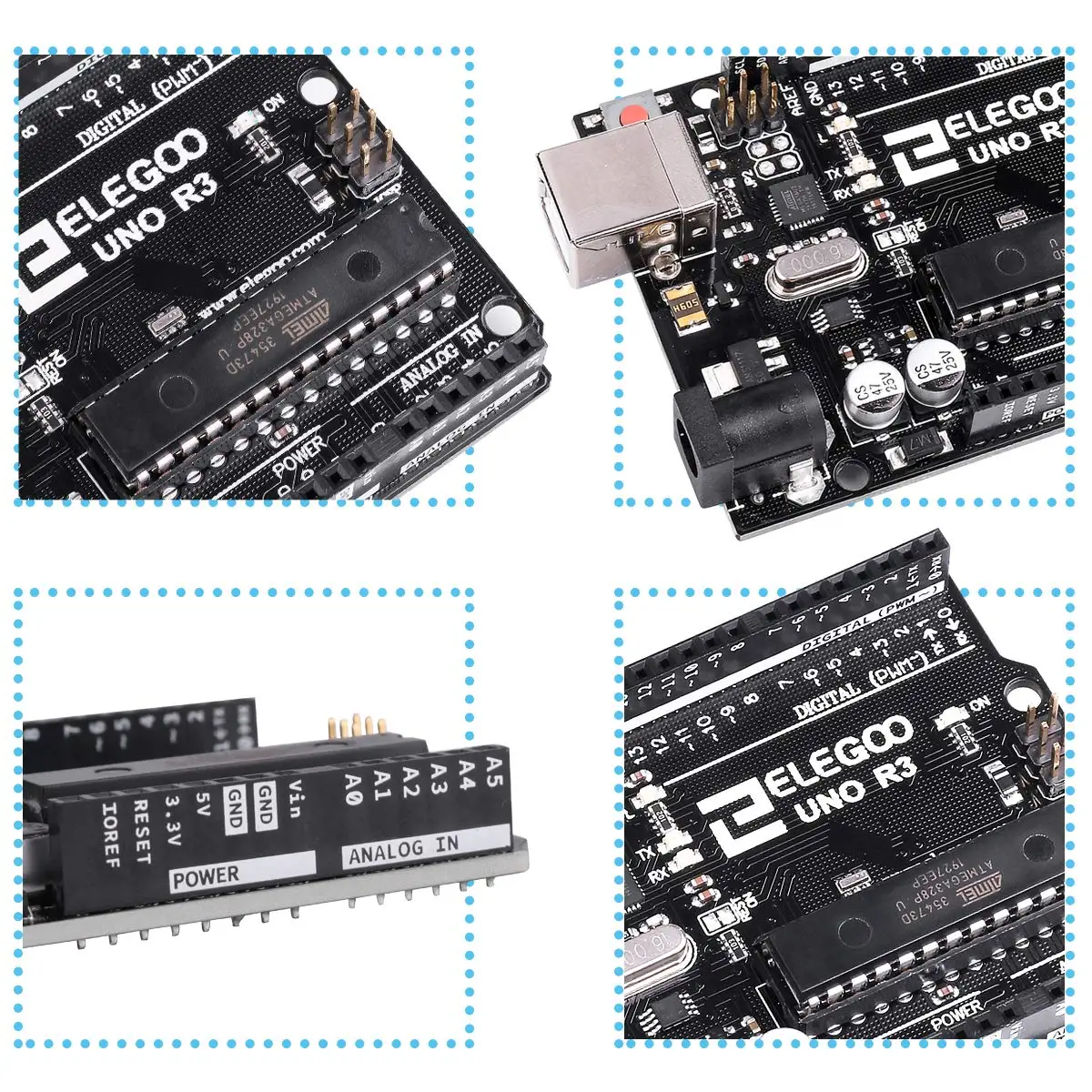 ELEGOO UNO R3 Board ATmega328P with USB Cable Arduino-Compatible for Arduino arduino controller arduino component set