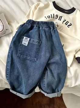 Ragazzi Ragazze Bambini Pantaloni larghi Moda Estate Neonati e ragazze Pantaloni in denim straniero per bambini Nuovo arrivo 2025 1