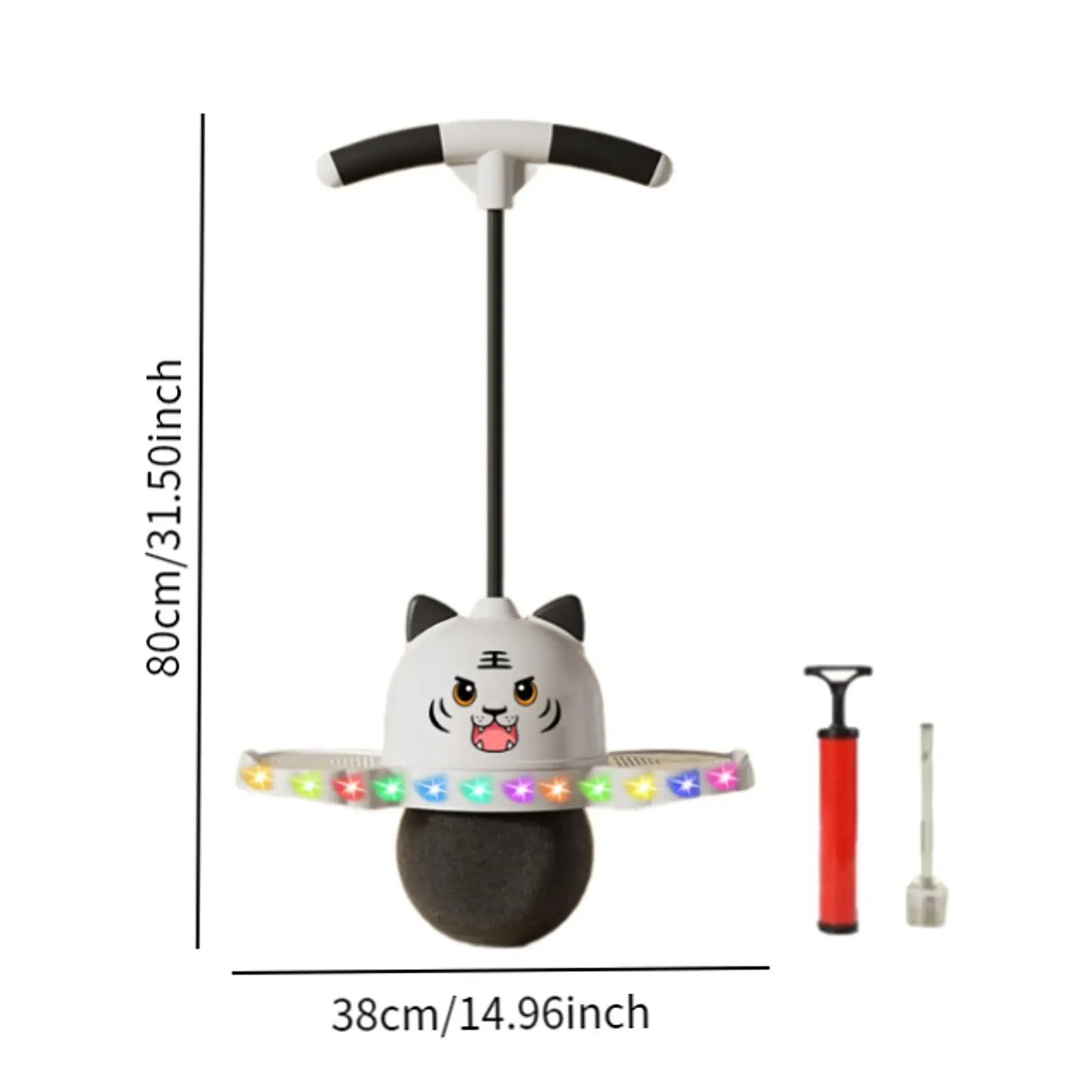 Pogo ball with handle high jump toy games playground indoor