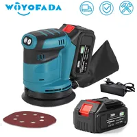 3 Speed Random Orbit Electric Sander 125mm Sandpaper Wood Grinder Polishing Machine Sander Power Tools For Makita 18V Battery 1