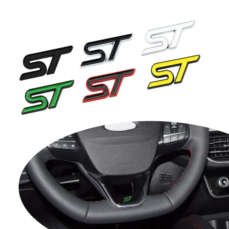 Compact Metallic ST Badge Emblem