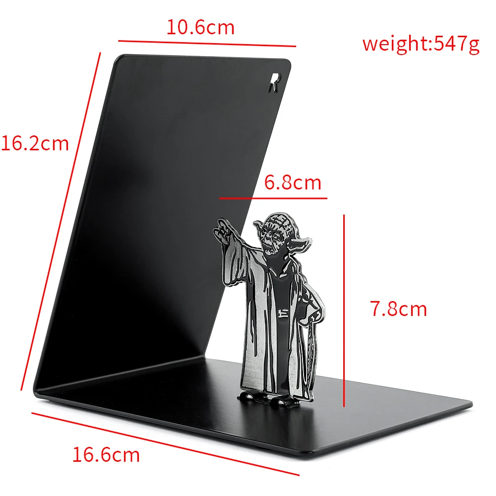 Yuda Metal Bookend Heavy Industry Removable Desktop Storage Bookends Office Decoration Supplies