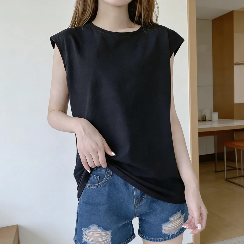 ตัวเลือกสินค้า เสื้อแขนกุดผู้หญิง ใส่สบาย น่ารัก ใส่ได้ทุกวัน