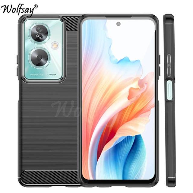 Funda trasera de fibra de carbono para Oppo A79 5G, carcasa de silicona  suave antigolpes, 6,72 pulgadas - AliExpress