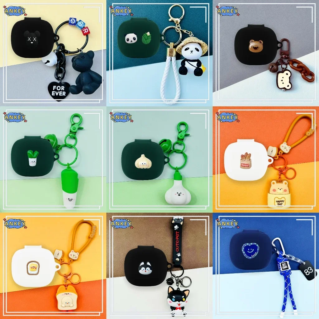 Custodia Per Anker Soundcore R50I P20I P25I Life P3 Auricolare Silicone Lovely Panda Auricolari Cuffie Protettive Morbide