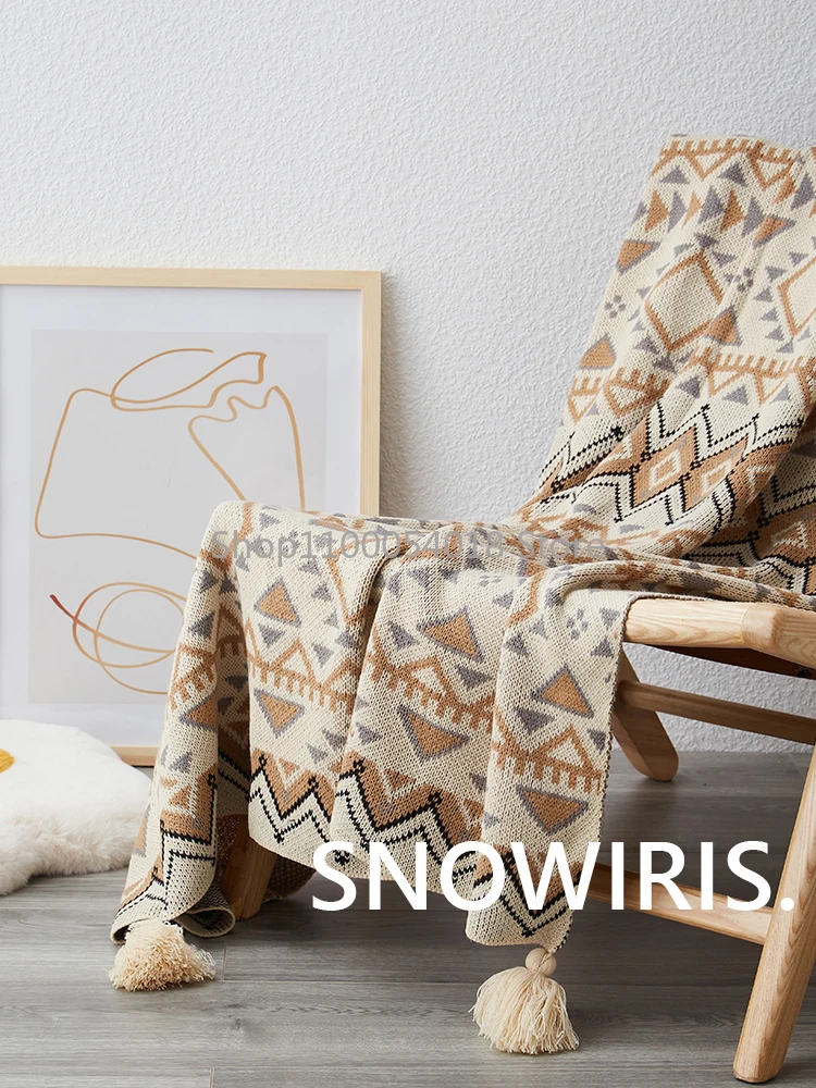 

Sofa Blanket Office Nap Air Conditioning Blanket B & B Bed Blanket Decorative Single Summer Blanket