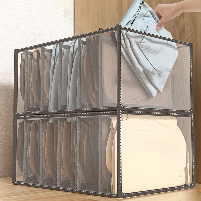 Wardrobe Organizer Clothes Jeans Storage Box Drawer Organizer Underwear Woman Bra Clothing Storage Box Closet Pants Organizers storage box clothes organizer underwear storage organizer drawer organizer underwear storage box