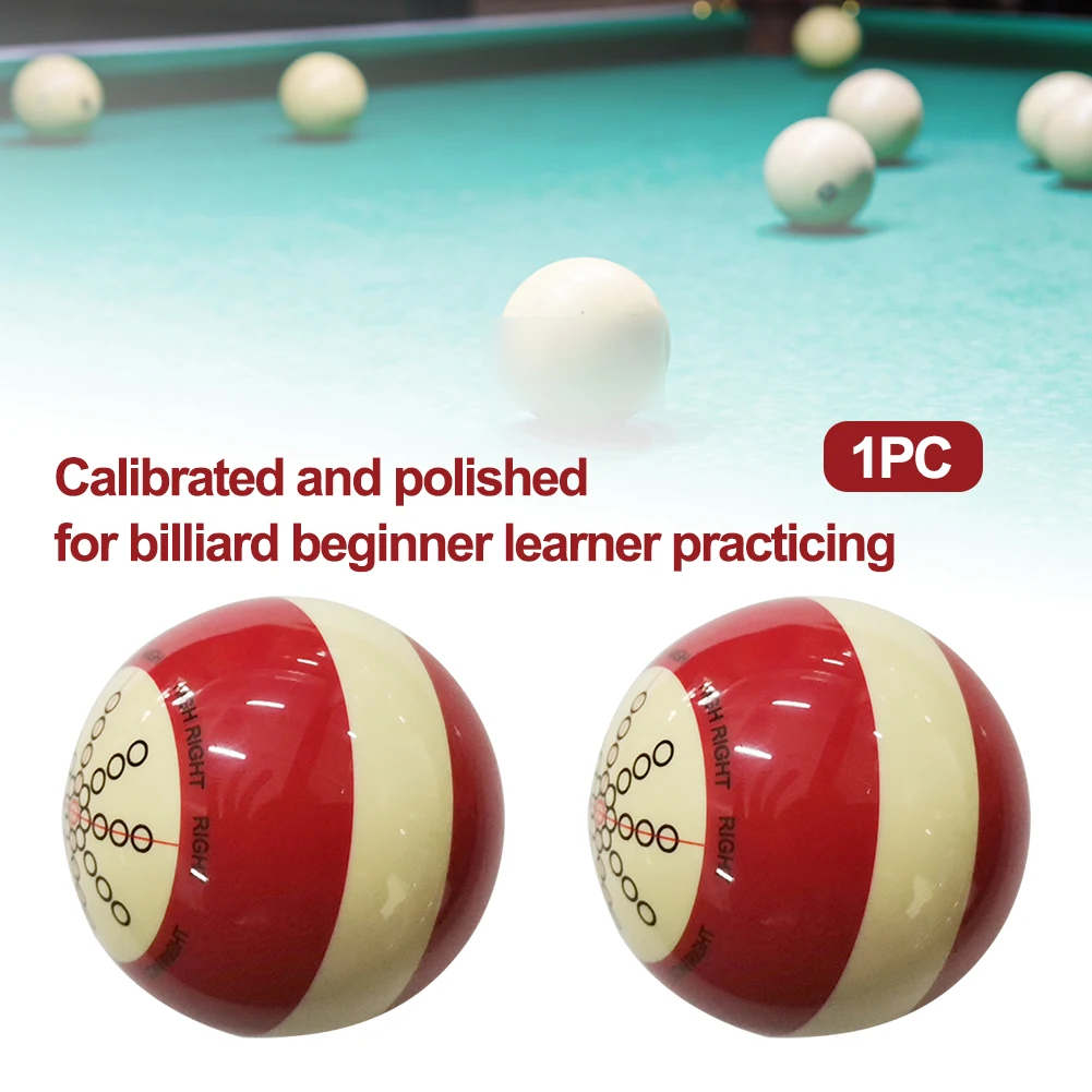 Standard Pool Table Cue Ball Practice Gift Beginner Replacement Accessories Indoor Training Resin Durable Billiard Calibrated