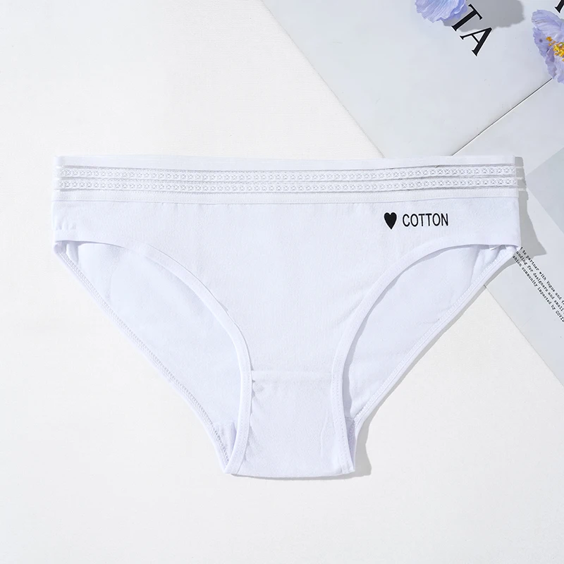Generic 3PCS/lot Cotton Panties Women Comfortable Underwears Sexy