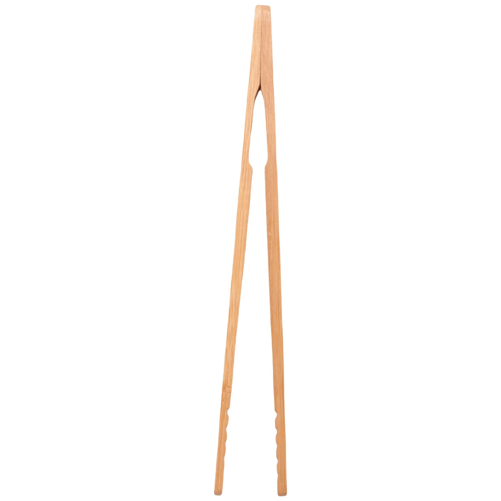 12PCS Bamboo Toaster Tongs, 7 Inch Wood Kitchen Tongs, Reusable Wood Cooking for Toast, Cooking, Bread, Fruit Tea