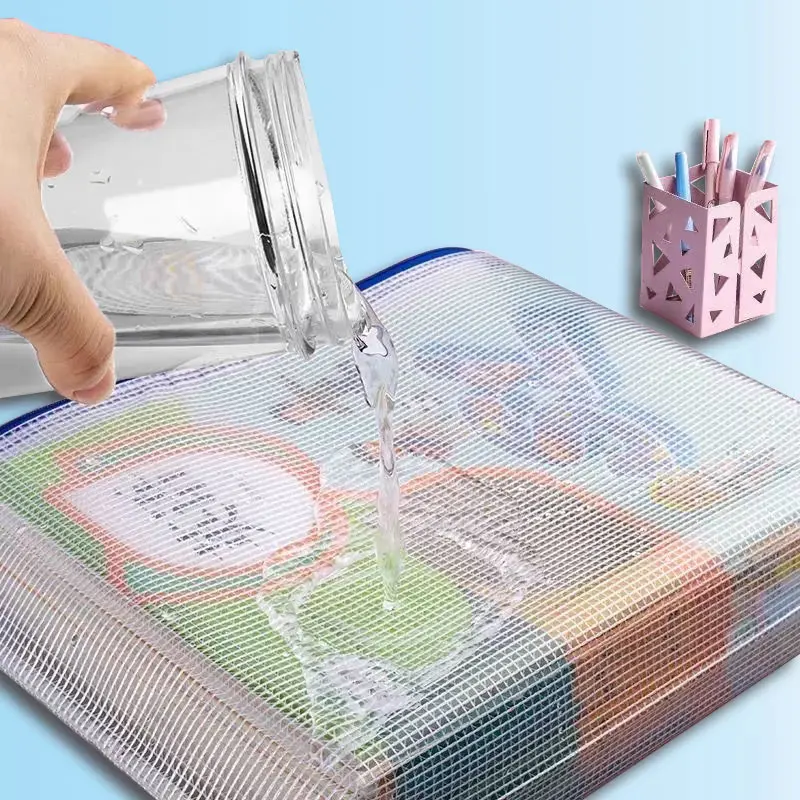 Carpeta Acordeon A4 Bolsas Plástico Impermeables 15 Fundas Con Cremallera A4, A5, A6 - Impermeables Para Documentos Y Organización Bolsas Plastico A4 A5 A6 Impermeables Archivo Carpetas Plastico