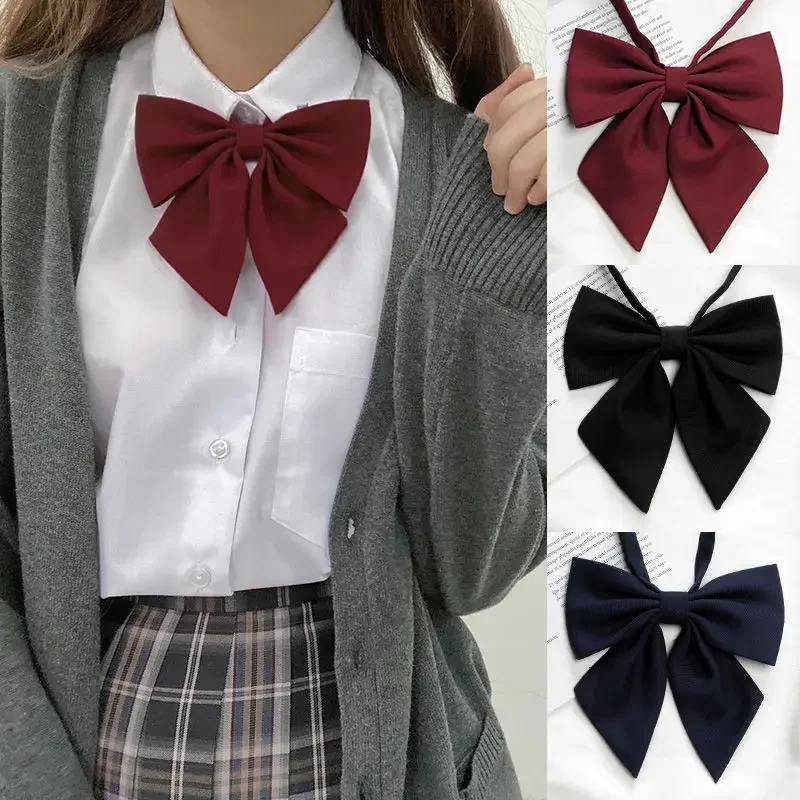 Neck Tie Anime Necktie Cosplay Necktie Anime Tie Women's Shirts Bow Ties JK Uniform Girl School Wedding Party Bowknot Ties Black Classic Butterfly Knot Suits Cosplay Accessories